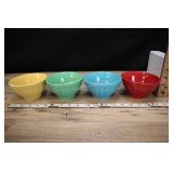 4 Kitchen Mixing Prep Bowls, Tag Yellow Green Blue