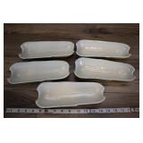 Set Of 5 Ceramic Corn Plates, Yellow & Green