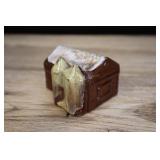 Miniature Hickory Farms Barn Planter