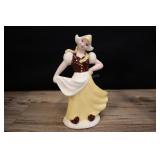 Vintage Hedi Schoop Dutch Girl, Blonde Hair Yellow