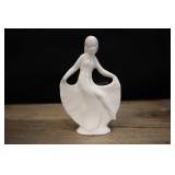 Vintage Art Nouveau Girl In Dress, California Matt