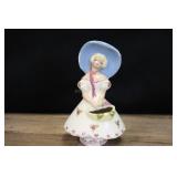 Vintage Yona Potteries Girl In Glue Hat Bud Vase