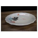 Falls Creek, Pa, Oval Platter With Scalloped Rim,