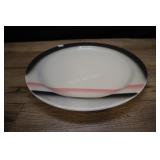 Wallace China California Charger, Pink And Black C