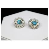 Sterling Silver & Turquoise Earrings