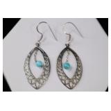 Sterling Silver & Turquoise Earrings