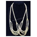 Yellow Serpentine Beaded Necklace