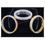 Three Abalone Shell Bangles