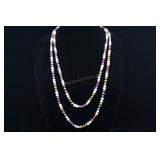 Cultured Pearl Strand Necklace, Gold, White, And W