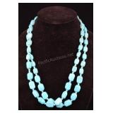 Pair Of Turquoise Beaded Necklaces