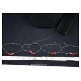 Giuseppe Perez Red Pepper Friendship Bracelets, Se