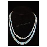 Pair Of Turquoise Beaded Necklaces