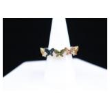 Sterling Silver Butterfly Band Ring