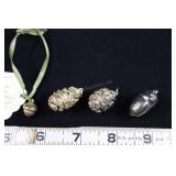 Metal Acorn And Pinecone Charms