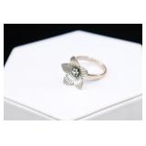 Sterling Silver Flower Ring