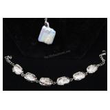 Cultured Pearl Pendant With Sterling Silver Neckla