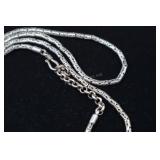 Sterling Silver Neck Chain, 925 Approx. 24"