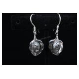 Sterling Silver Earrings, 925