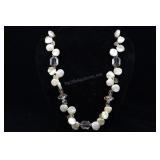 Cultured Petal Pearl Beaded Necklace