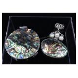 Abalone Shell Jewelry- Two Pendants