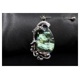 Abalone Shell Jewelry- Pendant, Dolphin