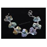 Abalone Shell & Pearl Bracelet,