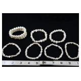 Seven Cultured Pearl Bracelets