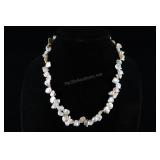 Cultured Pearl Necklace, Petal Pearls
