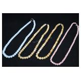 Beaded Stone Necklaces