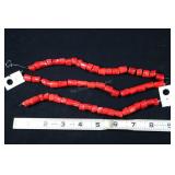 Red Sea Bamboo Bead Strands, Set Of 3