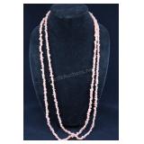 Pair Of Agate Chip Necklaces