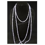 Pair Of Amethyst Chip Strands And Necklace