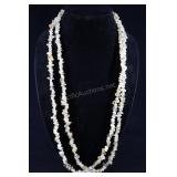 Yellow Agate Chip Strand Beads, 32" Each