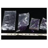 Assorted Amethyst Strand Beads And Loose Beads