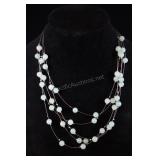 Beaded Multi-strand Necklace