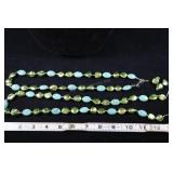 Cultured Pearl And Turquoise Strand Bead And Loose