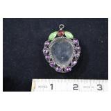 Vintage Gemstone Memorial Frame