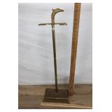 Vintage Phoenix Head Brass Umbrella Stand Or Firep