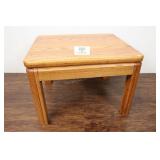 Solid Oak Coffee Table/side Table, Approx. 19x27"