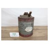 Vintage Delphos Galvanized Gas Can
