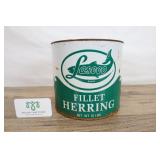 Vintage Lascco Brand Herring Fillet 10lb Can With