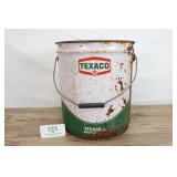 Vintage Texaco Metal Bucket/oil Can