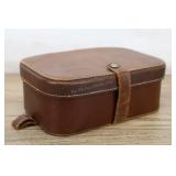 Vintage Leather Attache Cosmetics Case
