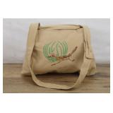 Knitting Bag With Embroidered Roadrunner
