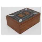 Custom Wooden Box With Inlaid Top