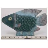Carved Wood Fish Figurine  Approx. 10"