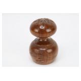 Vintage Wooden Biscuit Cookie Cutter With Carved W