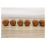 6 Wooden Cabinet Door Knobs