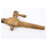 Vintage Wood Barrel Bung Tap For Beer Or Wine,
