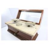 Vintage Apothecary Pharmacy Scale, Oak Case And Li